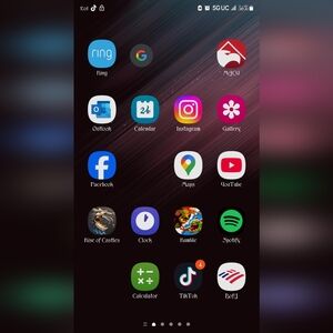 Samsung s22 with tik tok